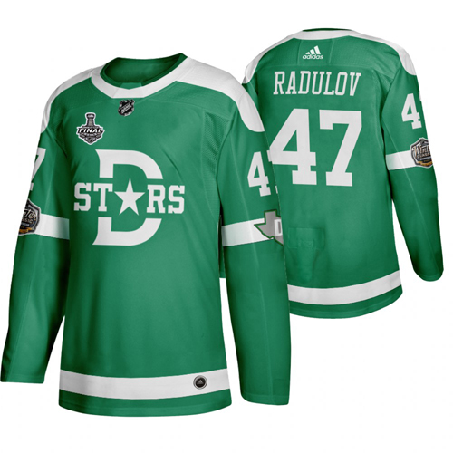 Adidas Dallas Stars 47 Alexander Radulov Men Green 2020 Stanley Cup Final Stitched Classic Retro NHL Jersey